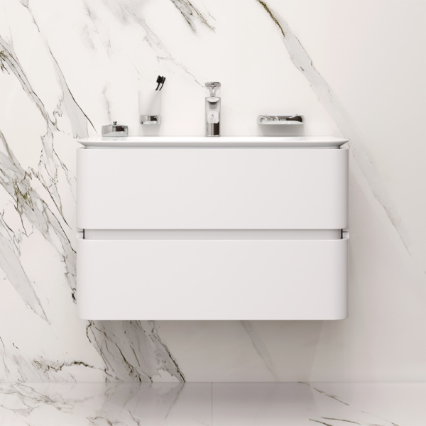 Тумба под раковину AM.PM Sensation M30FHX0802WG белый глянец