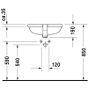 Раковина 52,5x40 см Duravit Starck 3 0302490000