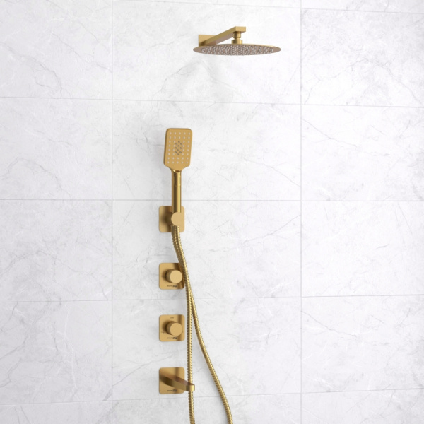 Душевой комплект WasserKRAFT Schunter A8251.307.308.180.259.285.194.201 золото