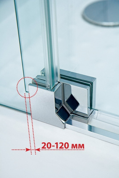 Душевой уголок Cezares Slider 80x80 SLIDER-AH-1-80-70/80-C-Cr
