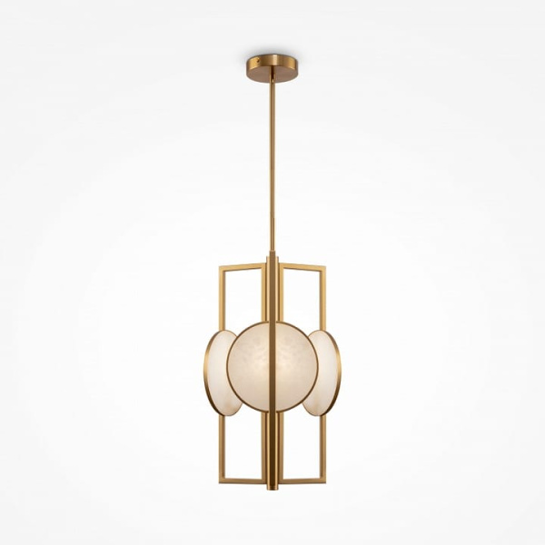 Люстра на штанге Maytoni Мармо MOD099PL-03G