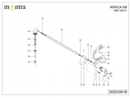 Бра Mantra Africa 9413