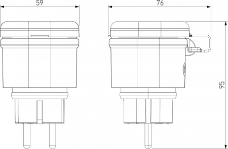 Розетка умная Elektrostandard a065376