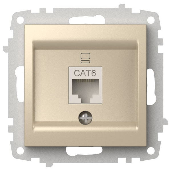 Розетка Ethernet RJ-45 без рамки Elbi Eleсtriс Zena Vega 609-012500-247