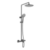 Душевая стойка Vincea Desire VSFS-1D1TGM вороненая сталь