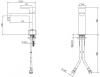 Смеситель для раковины Cezares UNIKA-LSM1-NOP-W0