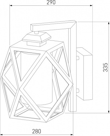 Светильник на штанге Elektrostandard Ambra a056232