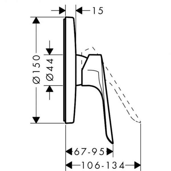 Смеситель для душа hansgrohe Logis E 71603000