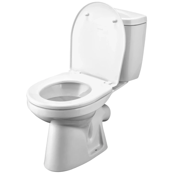 Унитаз-компакт Santek Анимо 1.WH30.2.134 косой выпуск, с сиденьем, белый