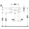 Раковина 50x22 см Duravit D-Code 07065000002