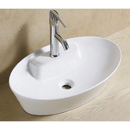Раковина-чаша CeramaLux 9398 61x36 см, накладная, белый