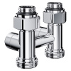 Узел нижнего подключения Royal Thermo Design прямой 1/2"х3/4"EK (хром)