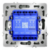 Переключатель перекрестный двухклавишный без рамки Voltum S70 VLS020506