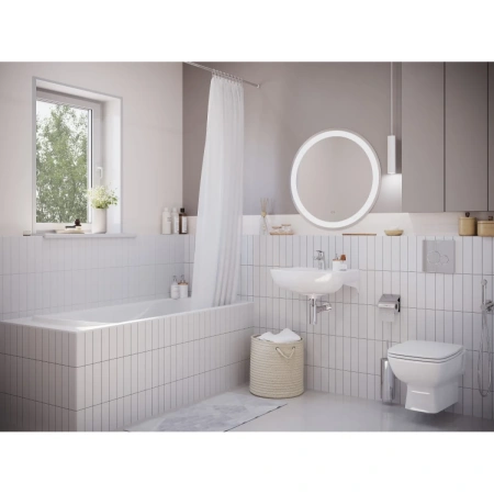 Раковина Santek Лонги 1WH501755 55,5x42 см, подвесная, белый