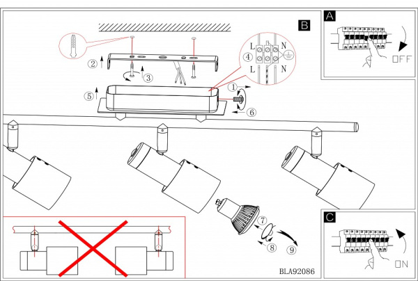 Спот Eglo Davida 92086