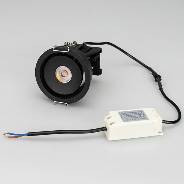 Встраиваемый светильник Arlight CL-SIMPLE-R78-9W Day4000 (BK 45 deg) 026871