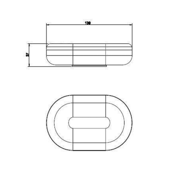 Мыльница Gessi Goccia 38026#031 черный