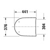 Крышка-сиденье для унитаза Duravit D-Neo 0021610000