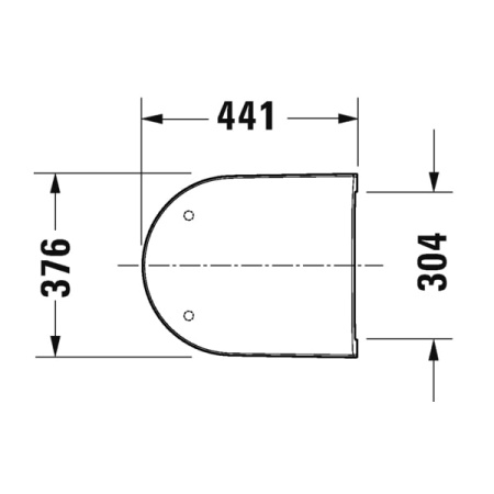 Крышка-сиденье для унитаза Duravit D-Neo 0021610000