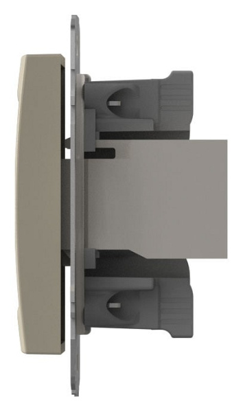 Розетка двойная Ethernet RJ-45 без рамки Elbi Eleсtriс Zena Vega 609-010300-248