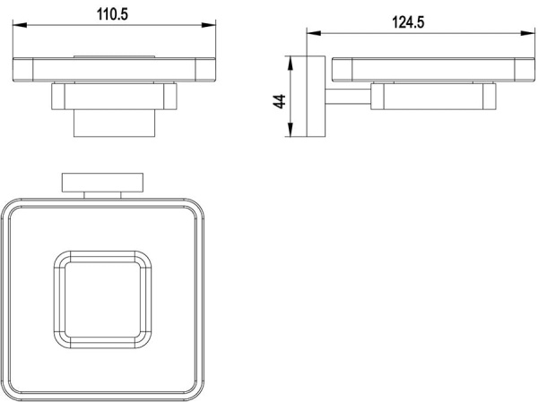 Мыльница Timo Selene 17022/17