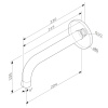 Излив для ванны AM.PM X-Joy F85B70000