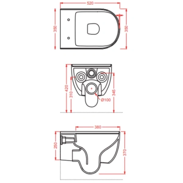 Унитаз подвесной Artceram The One THV001 15 00 grigio oliva безободковый, оливково-серый