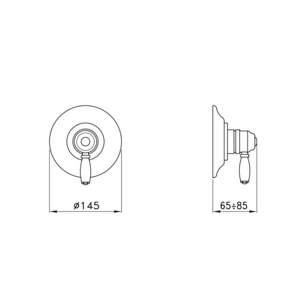 Смеситель для душа Stella Roma RM 01410 CR00