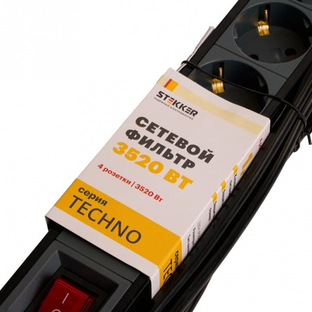 Сетевой фильтр Stekker Techno 50158