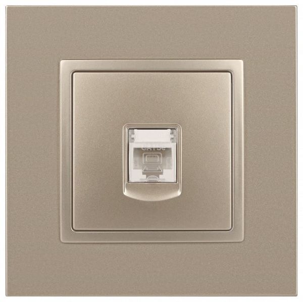 Розетка Ethernet RJ-45 без рамки Эра Эра Elegance 14-3107-04