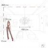 Подвесная люстра Loft it Gino 10196/1000 White