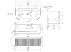 Акриловая ванна Abber 170x80 AB9416-1.7