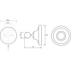 Крючок Bemeta Retro 144206138