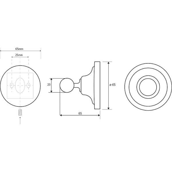 Крючок Bemeta Retro 144206138