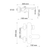 Смеситель для ванны WasserKRAFT Dinkel 5801
