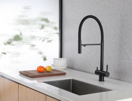 Смеситель для кухни Abber Wasser Kreis AF81141B черный