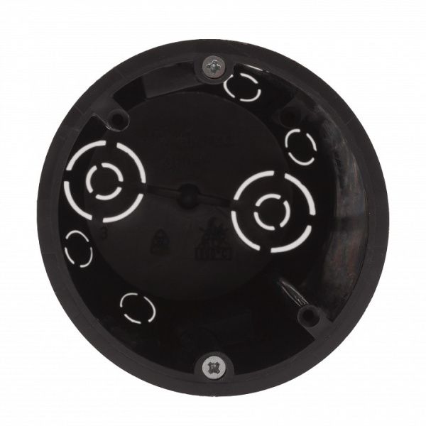 Подрозетник для полых стен Эра  KUP-73-73-m-black