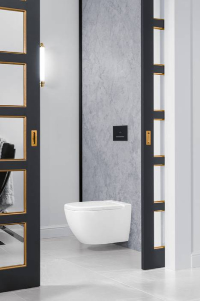 Клавиша смыва Villeroy&Boch ViConnect 922160RB черный глянцевый