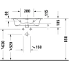 Раковина 63x49 см Duravit Viu 2344630000