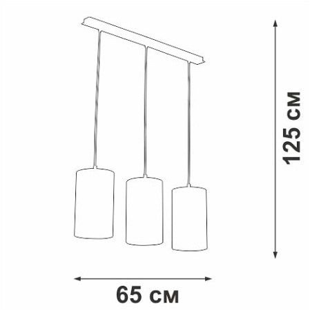 Подвесной светильник Vitaluce V2895 V2895-0/3S