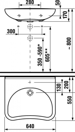 Раковина Roca Access 64х55 ZRU9307659