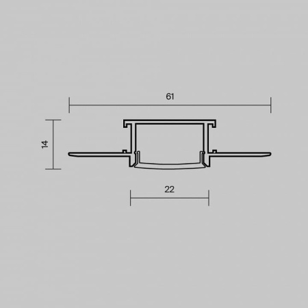 Короб встраиваемый Maytoni Led Strip  636009