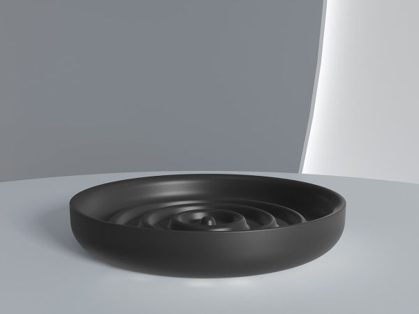 Мыльница Salini Gocce 1902201F черная