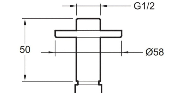 Кронштейн для душа Jacob Delafon E889-CP