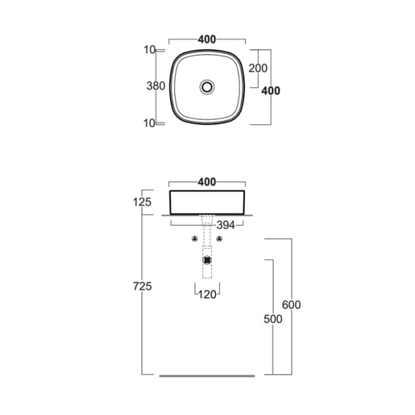 Раковина Simas Folio 40 FO03bi