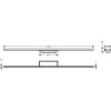 Решетка для трапа Hansgrohe Raindrain 56223000