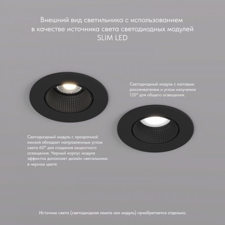 Встраиваемый светильник Denkirs DK3020 DK3061-BK