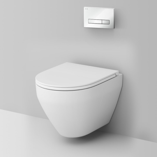 Комплект унитаза с инсталляцией AM.PM Spirit IS30201.701700 с сиденьем микролифт клавиша белая глянцевая