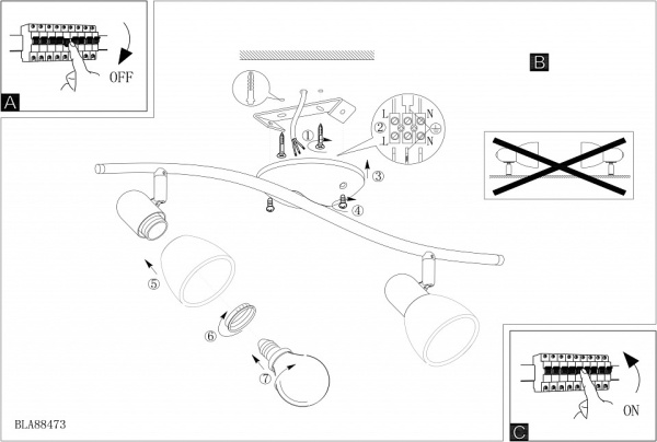 Спот Eglo Dakar 1 88473