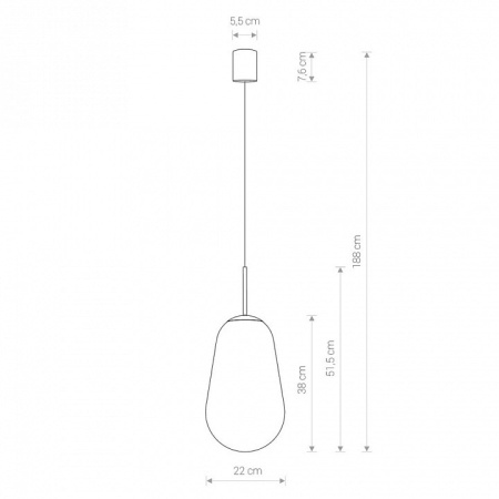 Подвесной светильник Nowodvorski Pear M 7798